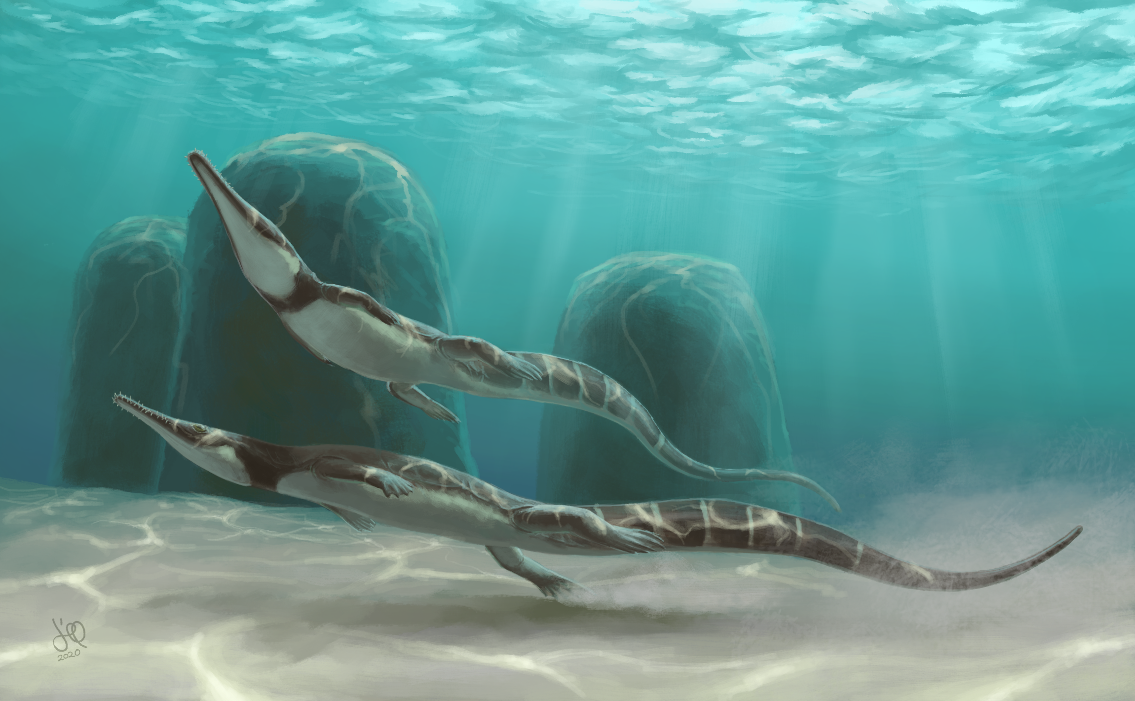 Морские ящеры. Мезозавр мезозавр. Мезозавр палеоарт. Динозавр мезозавр. Мезозавр Пермского периода.