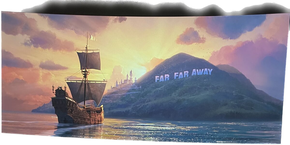 Далёкое-далёкое королевство? Хмм... И что бы это значило? (фото пользователя твиттера с ником @ethanisblank).