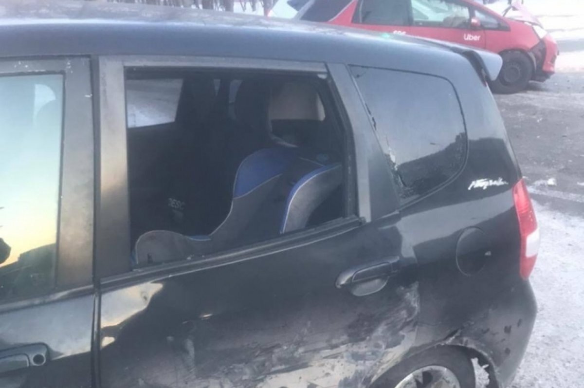    Дети не были пристёгнуты ремнями безопасности.