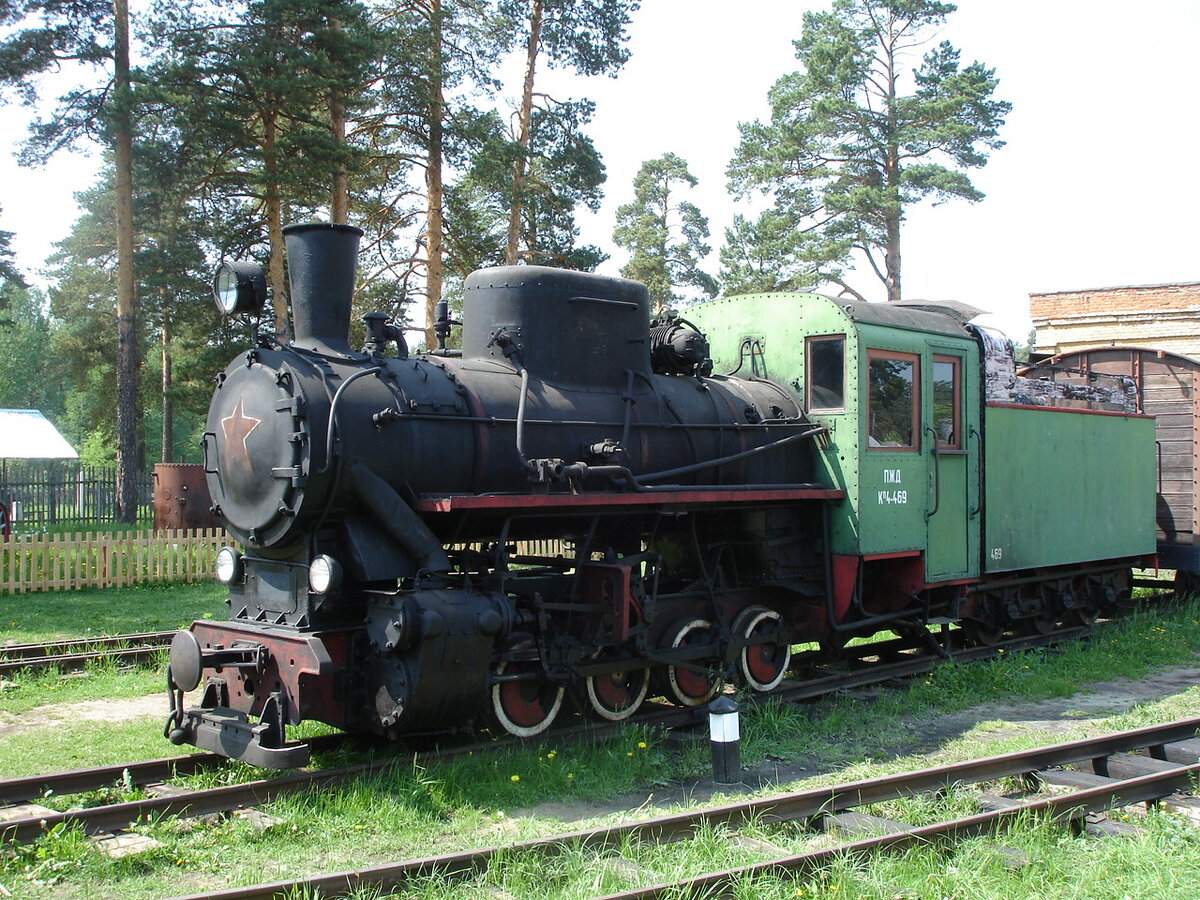 Паровоз стал визитной карточкой Переславского музея узкоколейного подвижного состава 