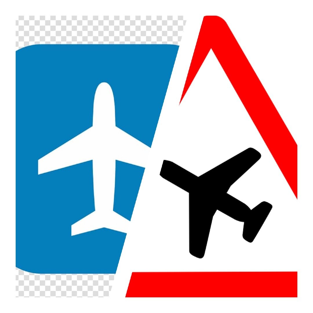 Пиктограмма и знак самолет
