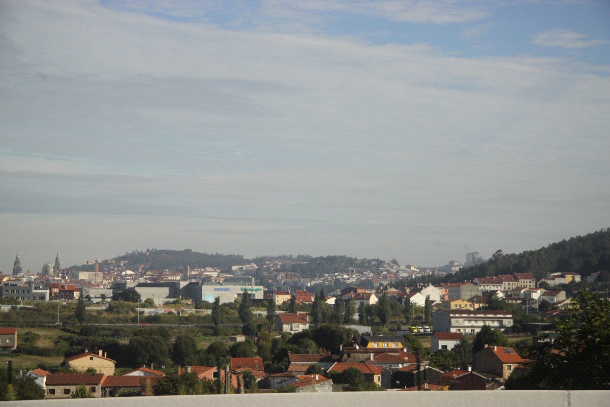 Сантьяго-де-Компостела, вид на город