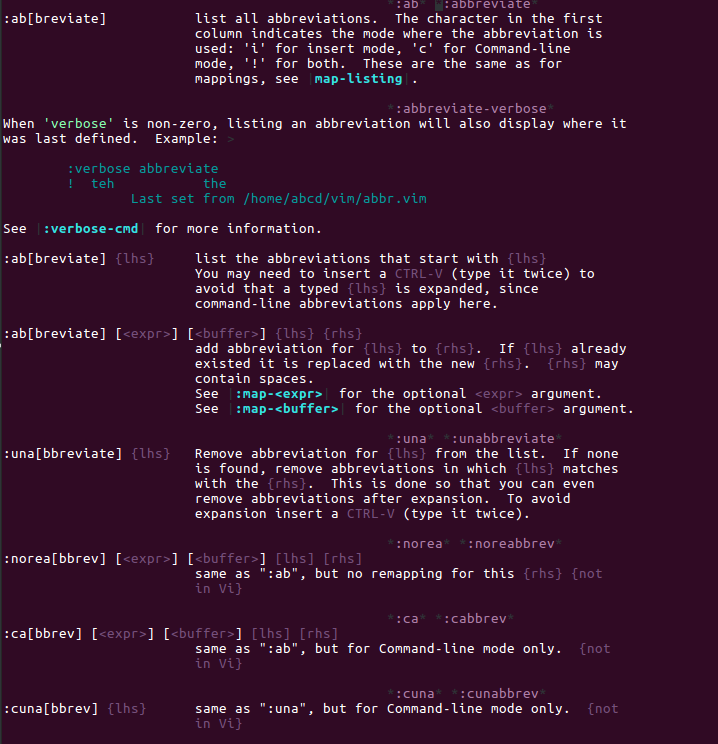 :help abbr