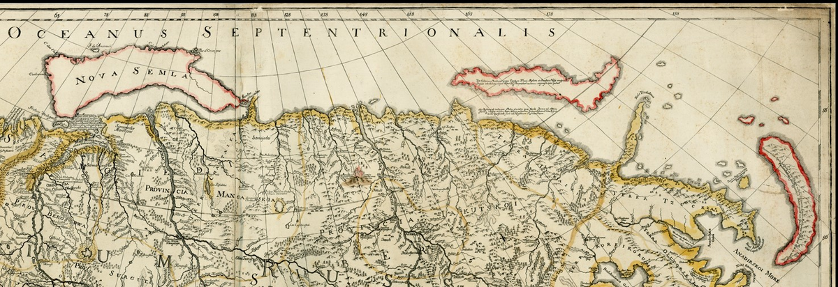 Карта страленберга 1730 года в высоком разрешении