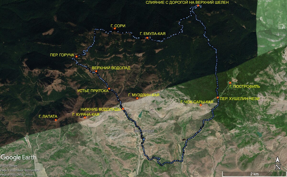 Зеленогорье в крыму карта