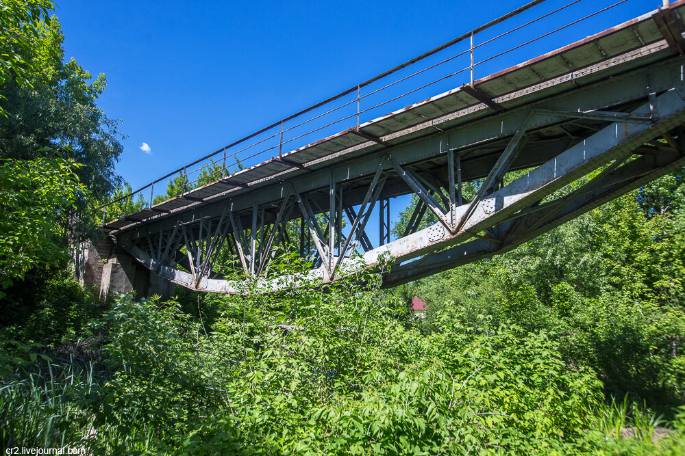 Курский мост фото Бывшая важная жд-ветка, необычные мосты и речушка, в честь которой назван Курск 