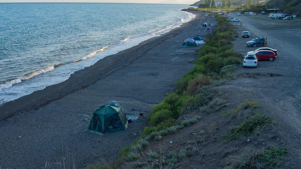 Кемпинг Приветное в Крыму