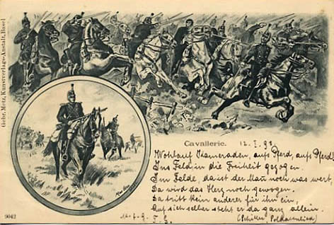 Французская открытка 1870 года