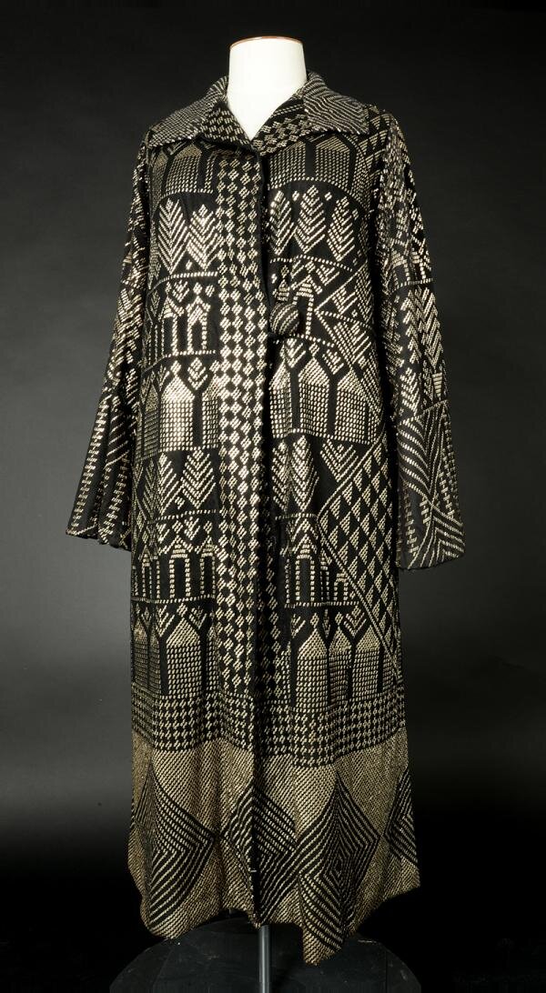 Летнее пальто из асьюта/tulle-bi-telli , 1928. Коллекция  Otago Museum, Данидин, Новая Зеландия, официальный сайт - www.otagomuseum.nz 