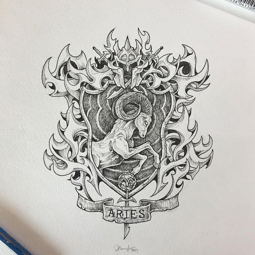 Я не думал что когда-нибудь смогу найти нормальный эскиз своего знака но.... По моему это даже неплохо