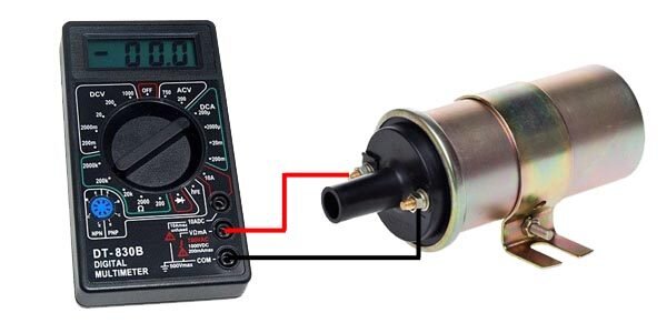 так как показано на картинке и режим на мультиметре такой же