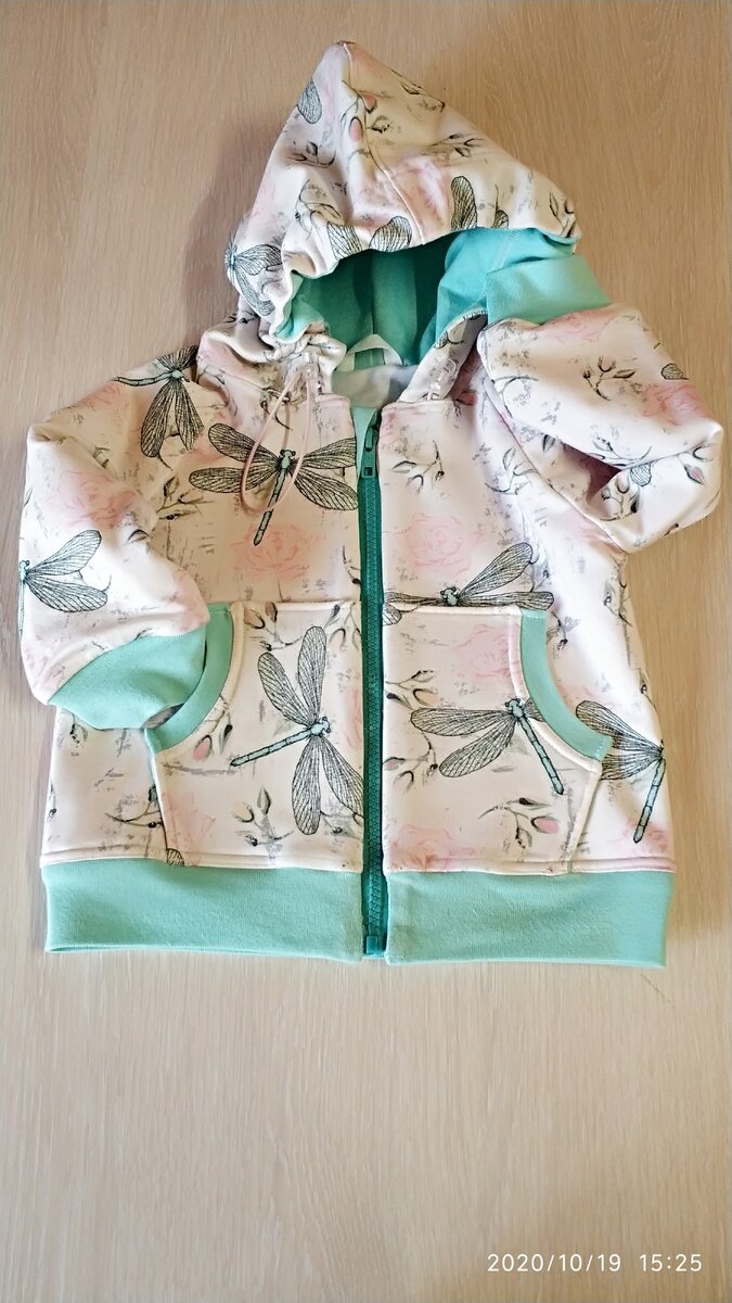 Рис 1. Трикотажная курточка