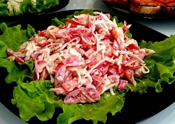 Салат "Красное море"