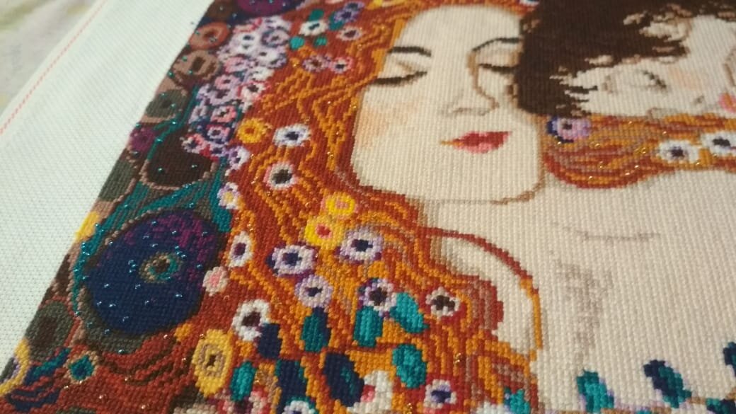 gustav klimt embroidery