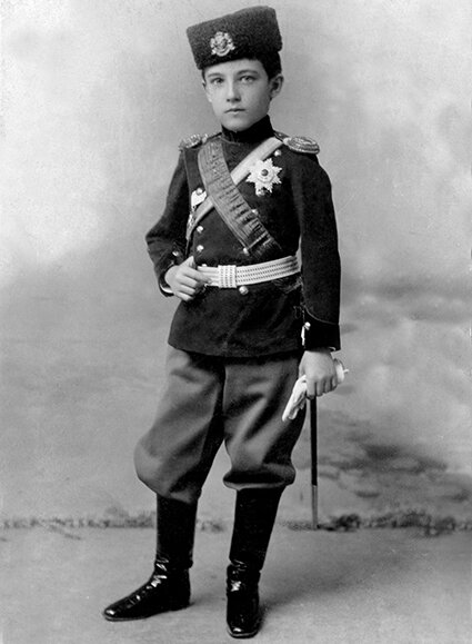 Борис в восьмилетнем возрасте 