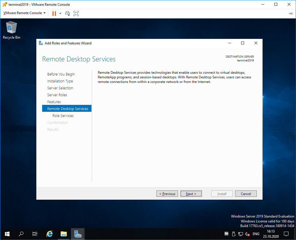 Remote desktop license server