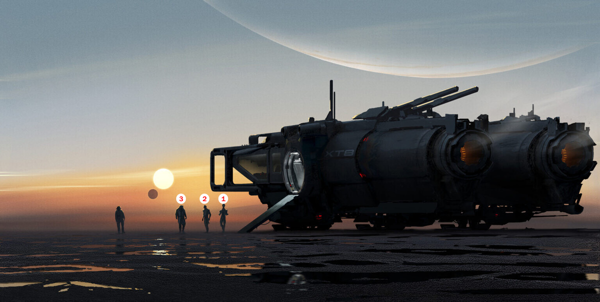 Тот самый арт - цифрами я отметил персонажей, вызвавших интерес фанатов