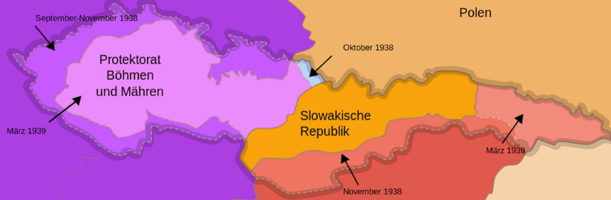 Раздел Чехословакии. Источник: https://soldat.pro/en/2020/08/03/kak-eho-munhenskogo-sgovora-1938-goda-otdaetsia-v-evrope-segodnia/