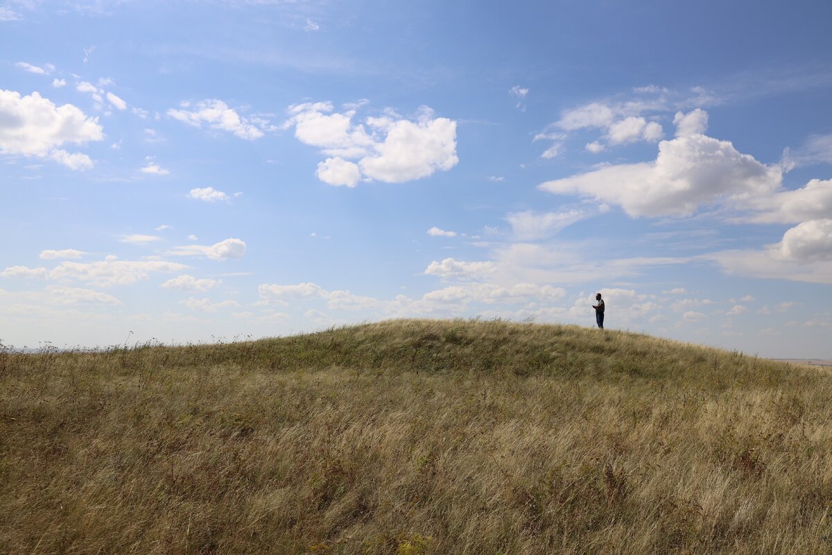 Курган на просторах Башкирского Зауралья