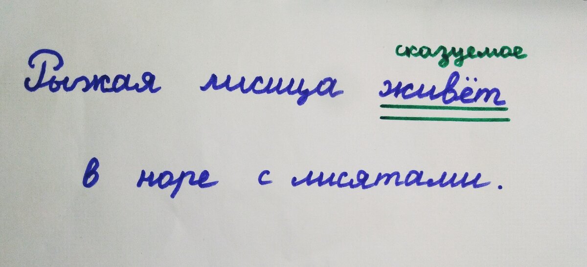 Существительное в предложении: как подчеркивать