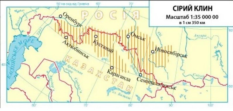 Серый Клин (укр. Сірий Клин) - неофициальное название региона проживания украинской диаспоры в Юго-Западной Сибири и Северном Казахстане. С конца XIX — начала XX веков часть сибирского края украинские переселенцы называют Серым Клином. Центром украинской жизни Серого Клина считается Омск. Серый Клин — название пространства, охватывающего бывший Степной край, то есть современный северный Казахстан, юг Омской области, Барабинскую степь в Новосибирской области, Кулундинскую степь — частично в Новосибирской, а частично в Алтайском крае, а также некоторые другие районы Алтая.