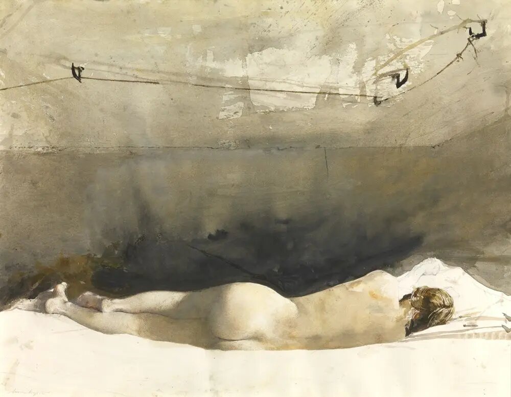 О, ОДИНОЧЕСТВО... ХУДОЖНИК ANDREW NEWELL WYETH / ЭНДРЮ НЬЮЭЛЛ УАЙЕТ (США, 1917-2009)