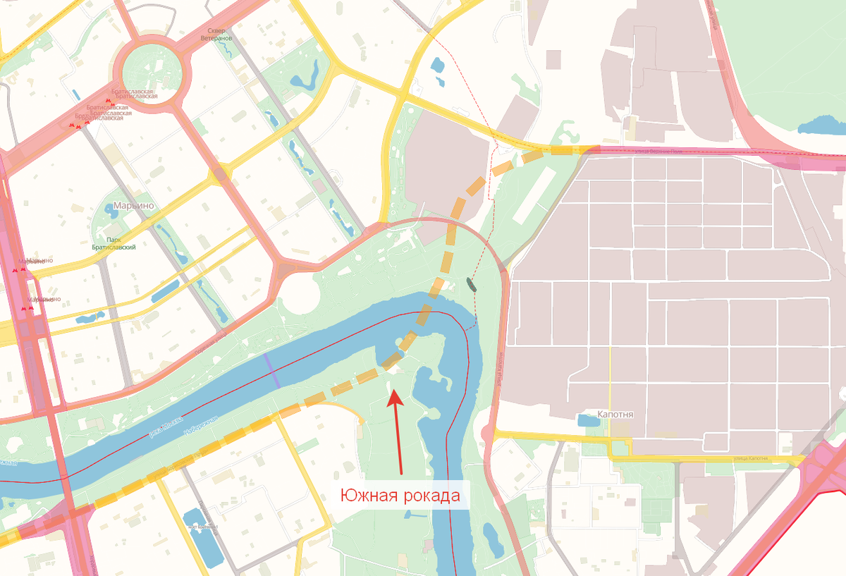 Рокада вода. Южная Рокада в Капотне. Мост Борисовские пруды Капотня. Рокада в Севастополе план. Рокада мед