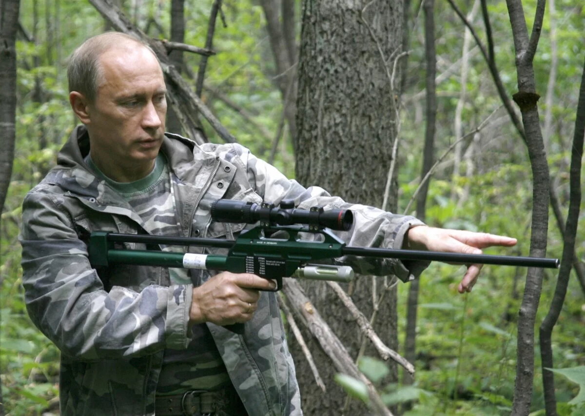 Владимир Владимирович Путин охотник