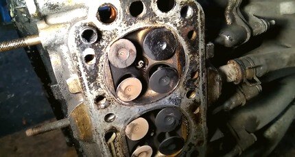 загиб клапанов после обрыва грм