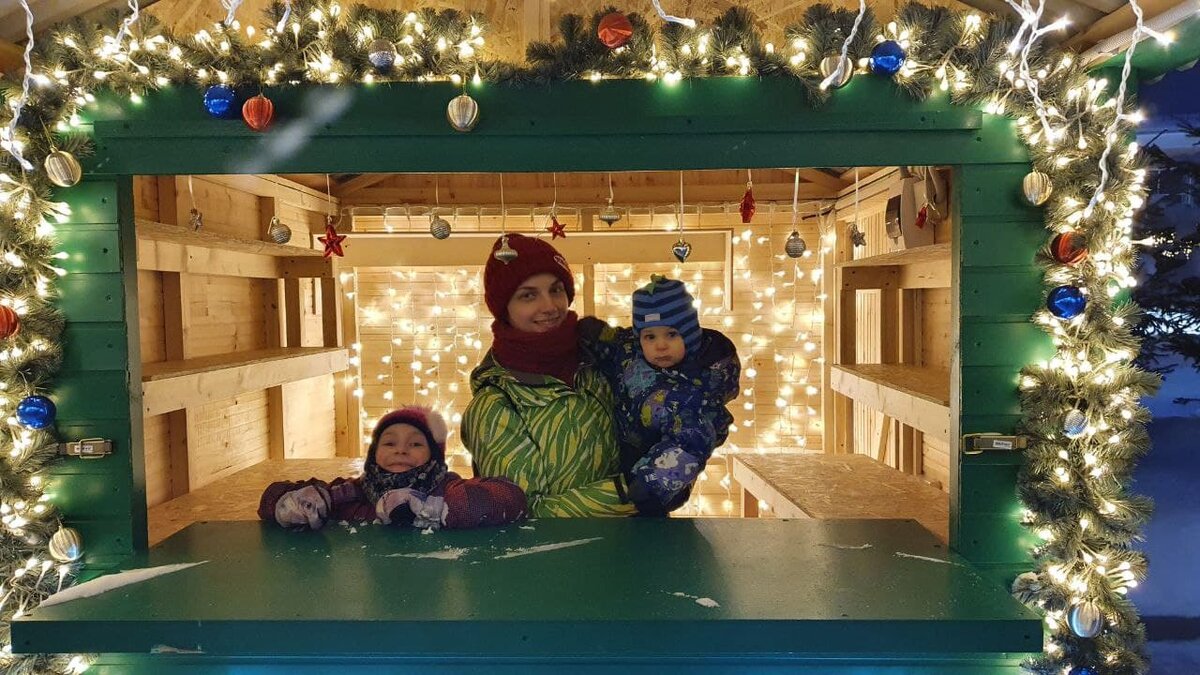 Январское фото с выезда на ватрушечные покатушки