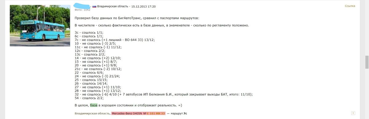 Один из пользователей автобусной базы «фотобас» проводил анализ выпуска машин на линию. Если сравнить этот выпуск с актуальным, то становится немного грустно.