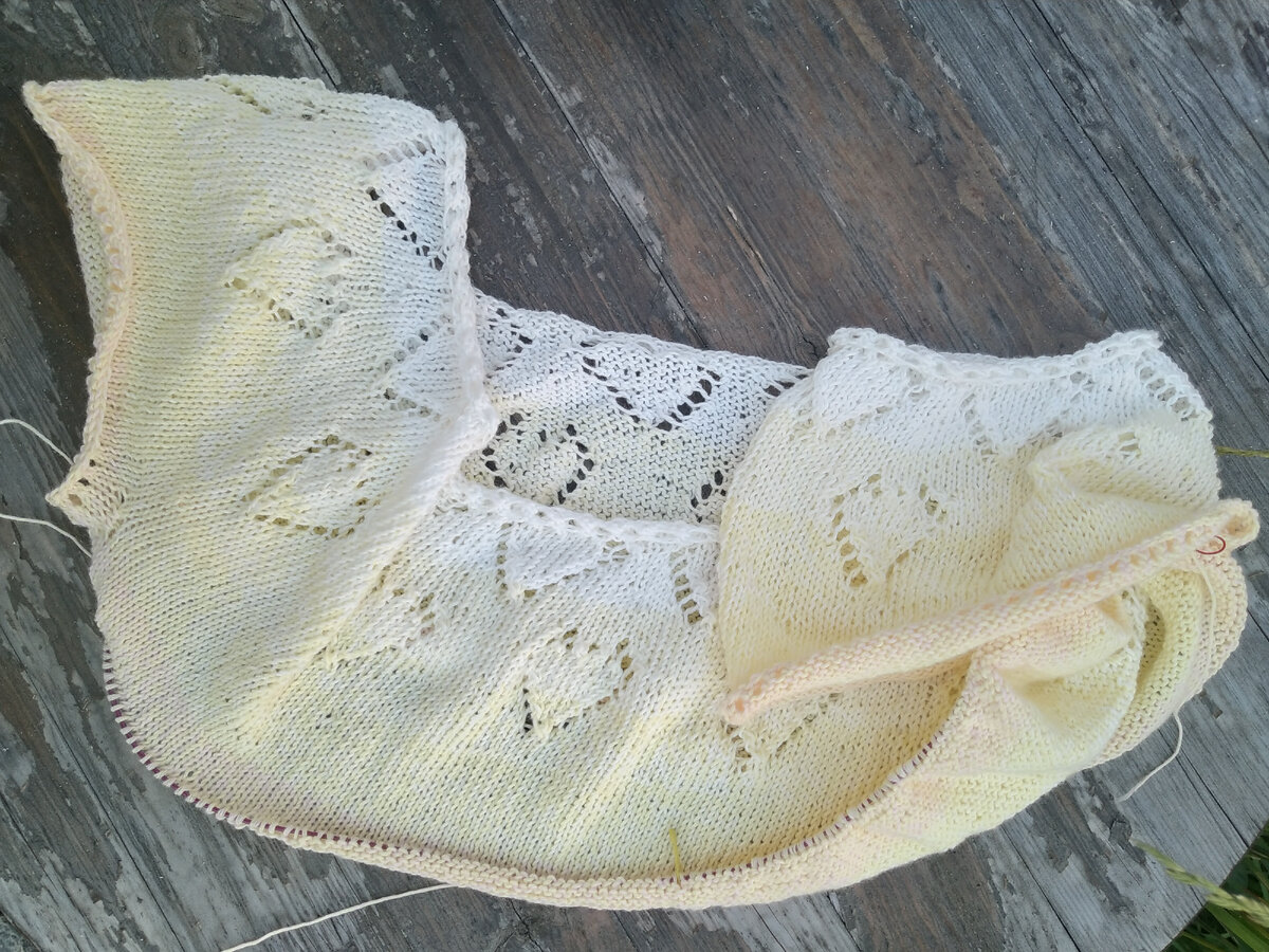 Дальше только скучная лицевая гладь