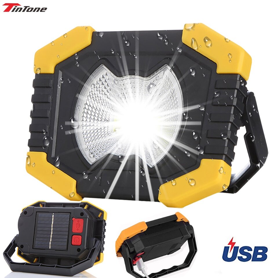 Прожектор аккумуляторный led flood light 100w