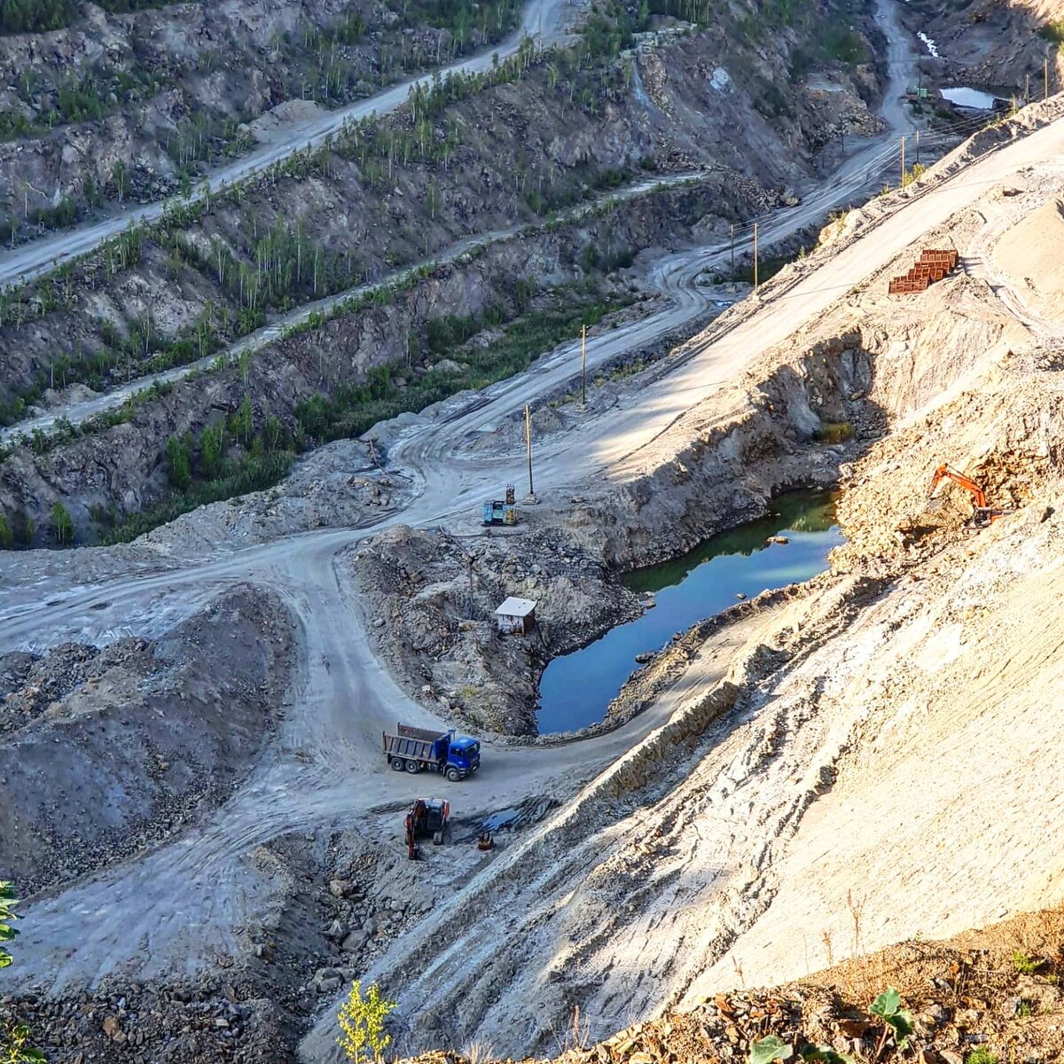 Тайгинский карьер. Август 2021 г.