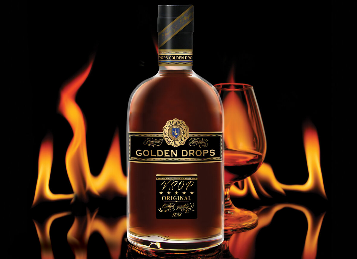 Коньяк Golden Drops