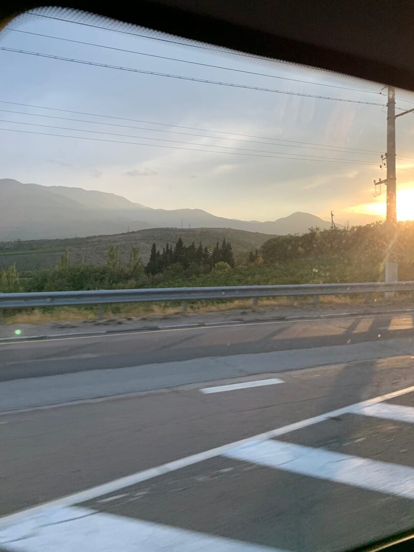 Дорога из Ялты в Симферополь