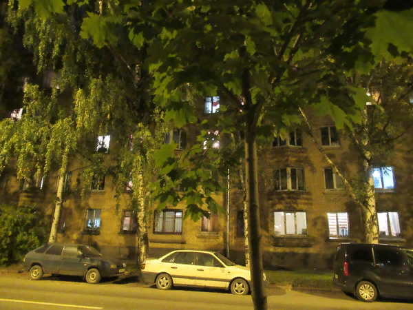 На улице капитана Воронина.. Пробежались уже почти 8  вечера