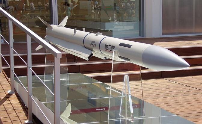На фото: ракета большой дальности «воздух-воздух» Meteor (Фото: wikimedia)