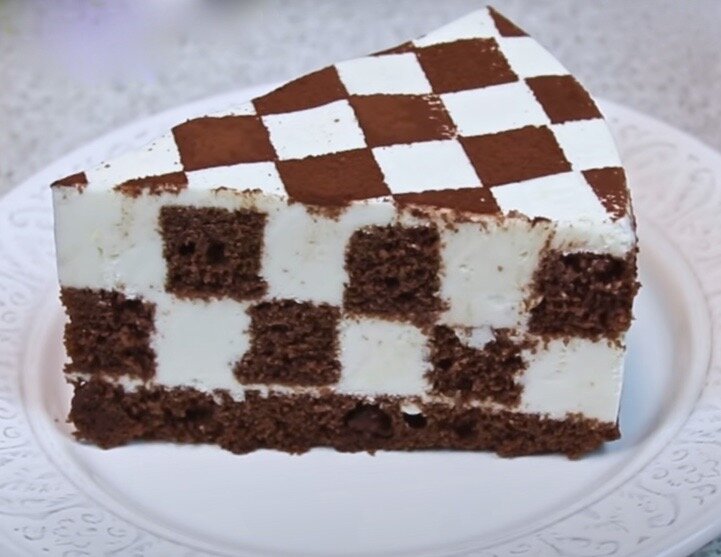 Рецепт шахматного торта