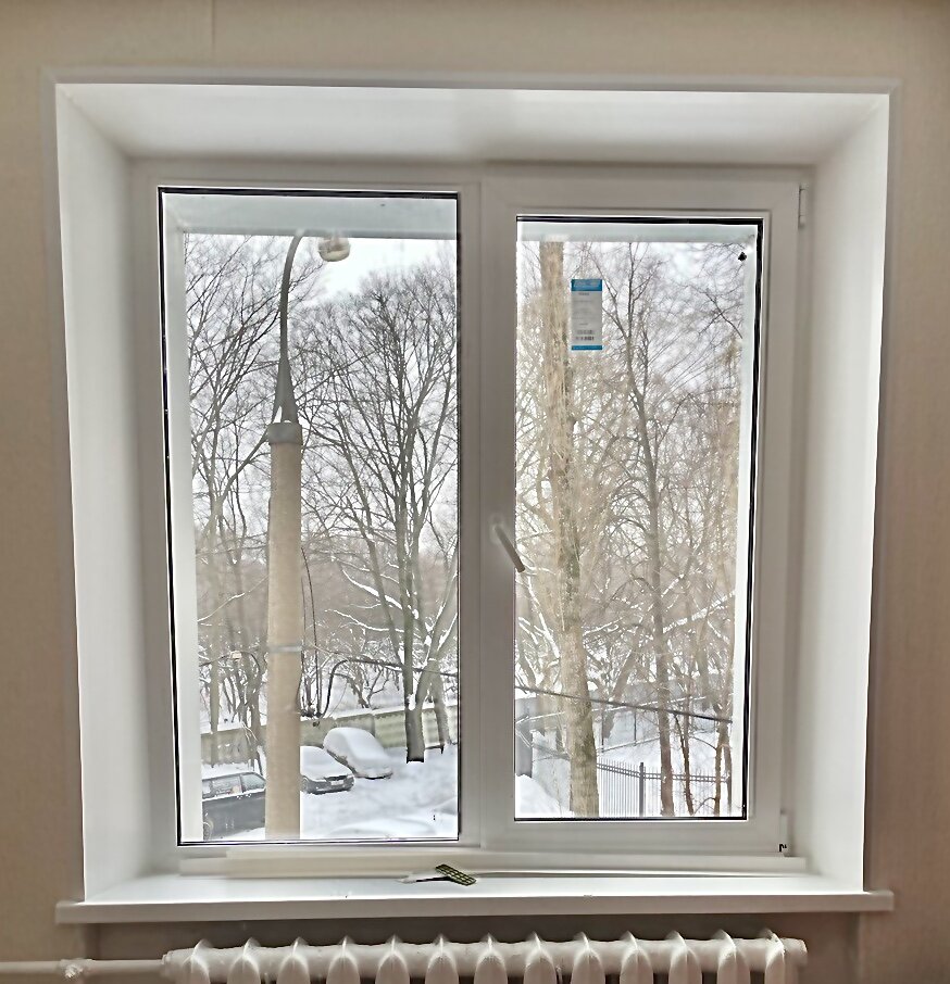 Устанавливаем окна зимой