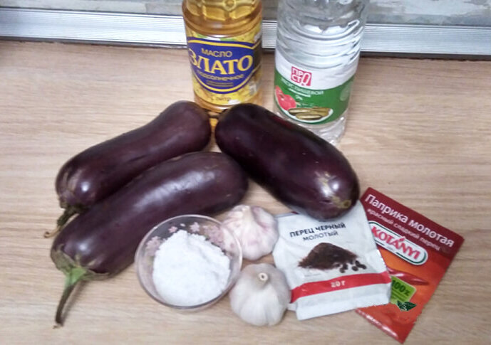 Необходимый набор продуктов.