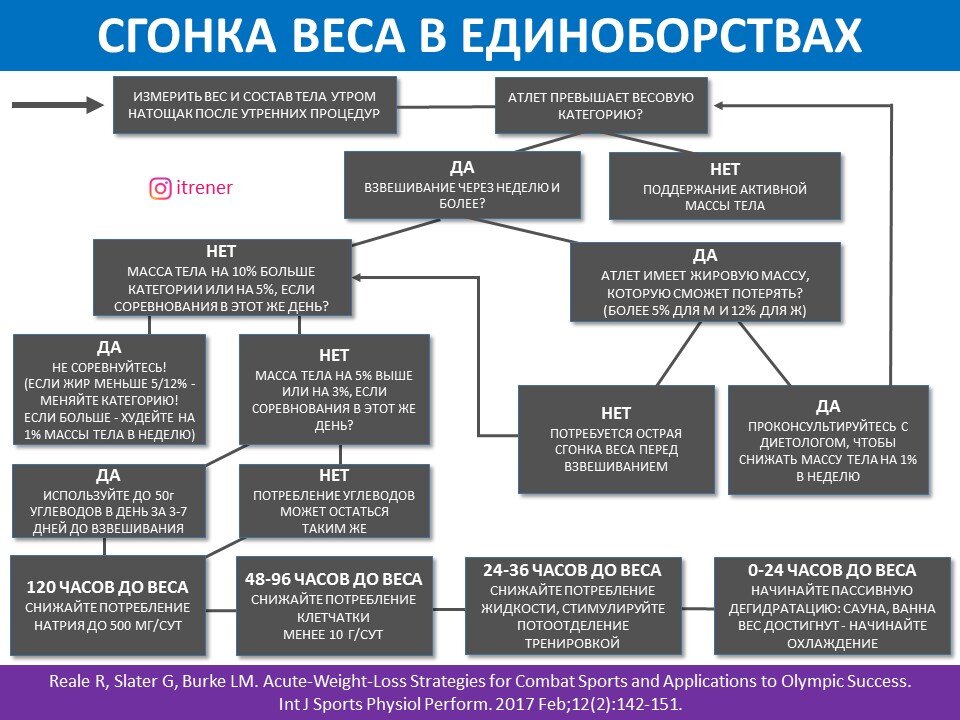Рисунок 1. Дорожная карта по весогонке