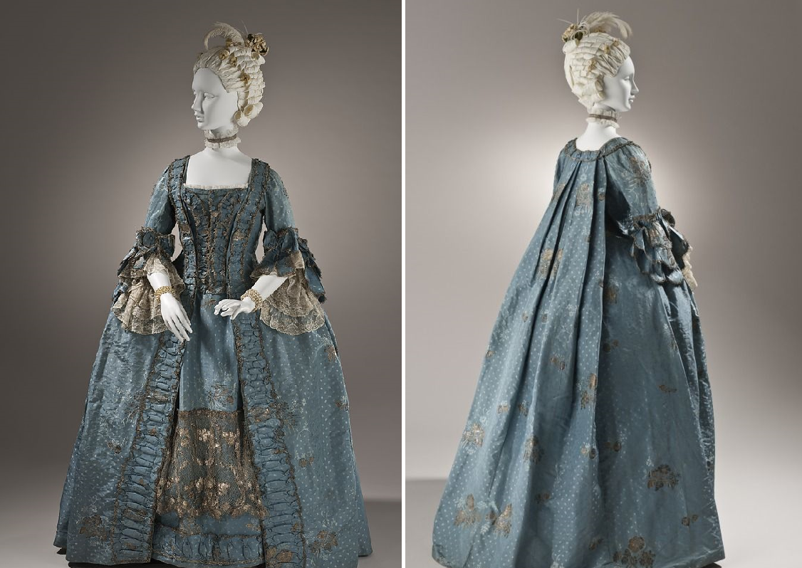 Платье "а ля франсез", 1760-е.  (с) из коллекции Художественного музея округа Лос-Анджелес