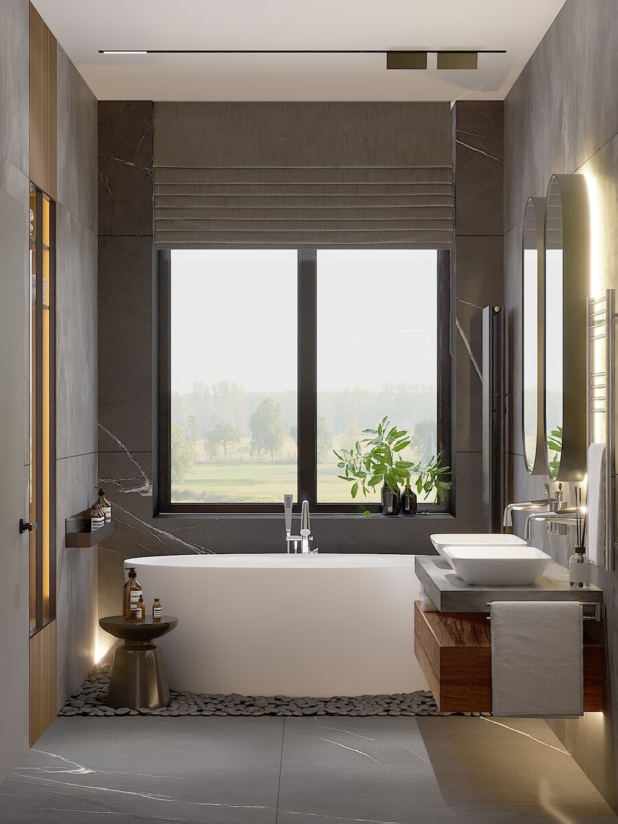 Визуализация из нашего проекта в поселке Фортопс