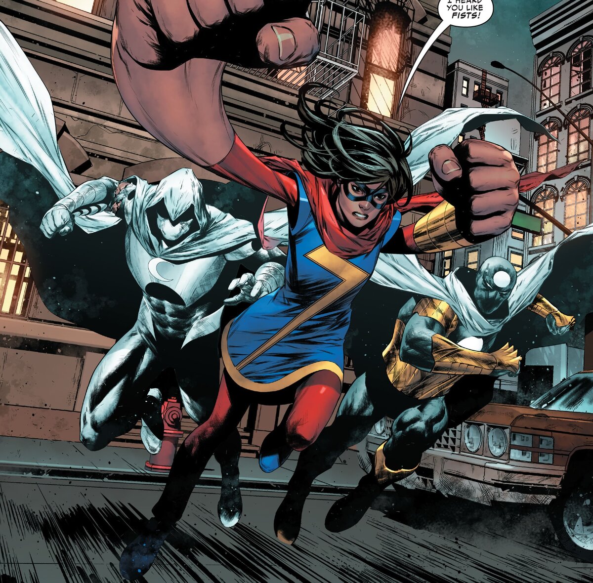 Moon Knight, Miss Marvel, Hunter's Moon: Hey, Rodent Breath!