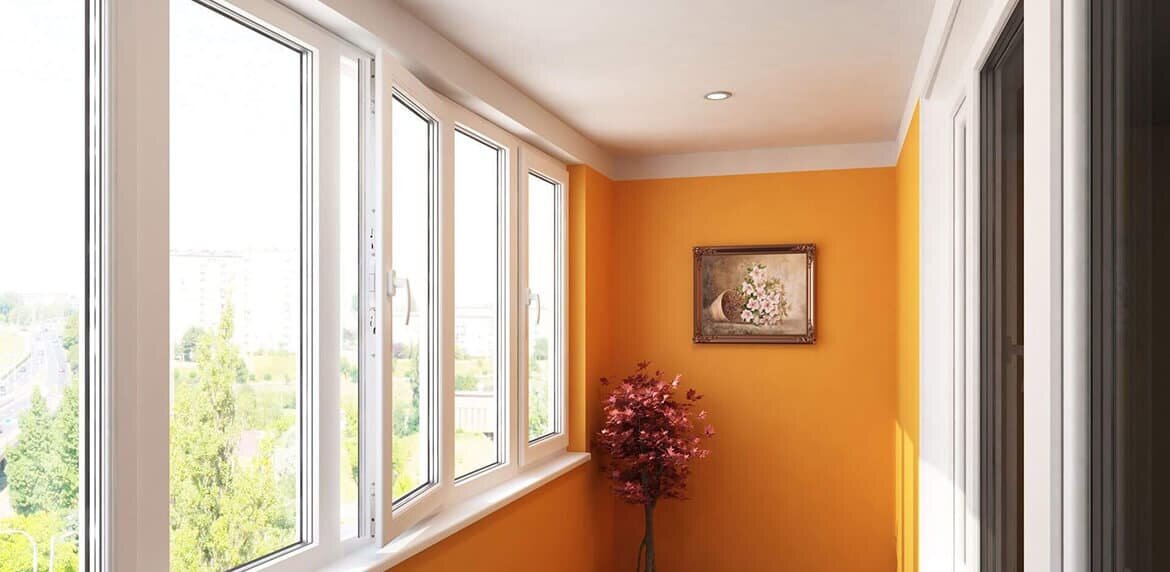 Распашное остекление 