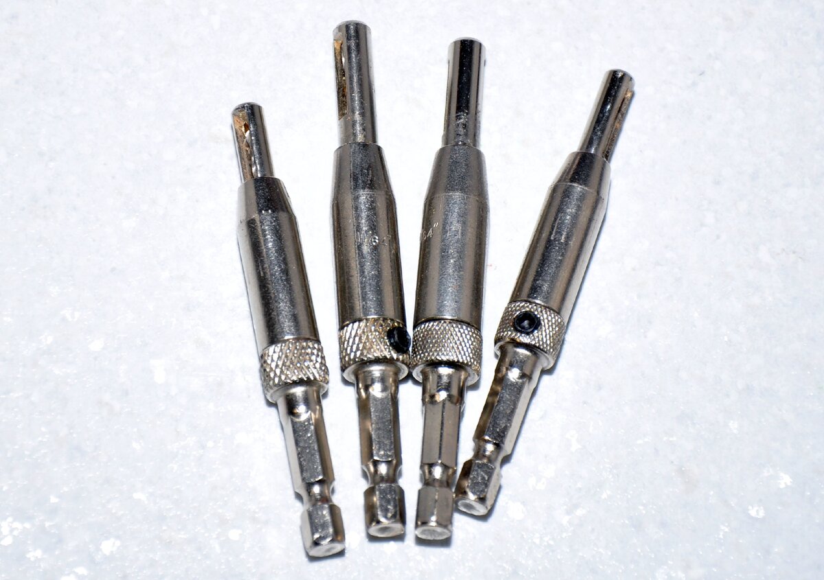 Набор из 4-х самоцентрирующихся свёрл