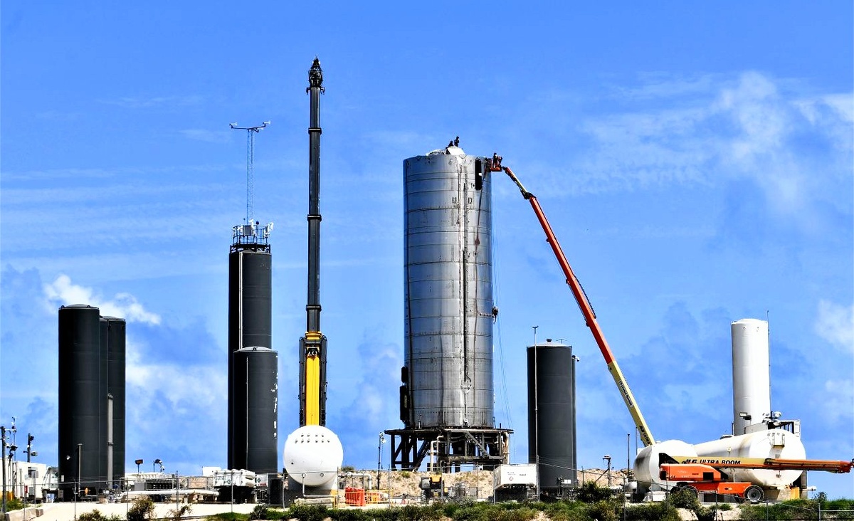 Установка балласта на прототип SN6