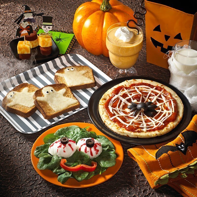 Итальянские блюда в стиле Хэллоуина