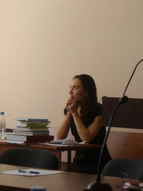 на защите кандидатской